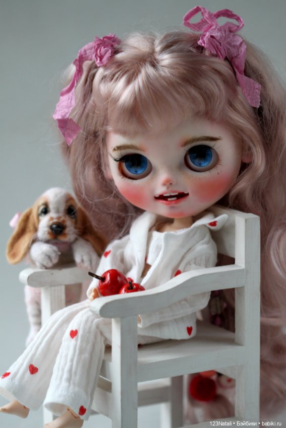 Девочка и щенок — ООАК и репейнт игровых кукол: Bratz (фото 4)