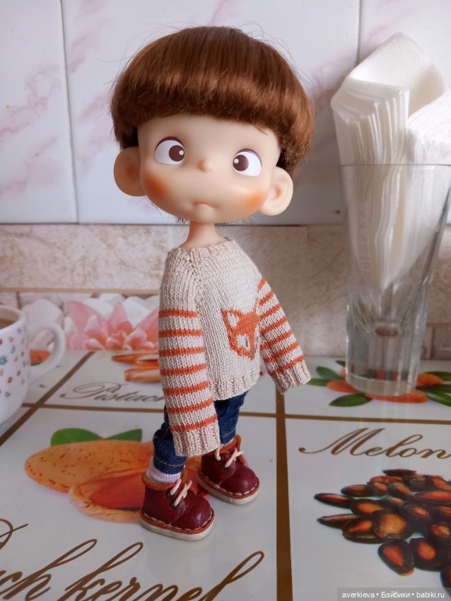 По кофейку — Куклы Pututu (Путуту): дизайнерский винил (фото 6)