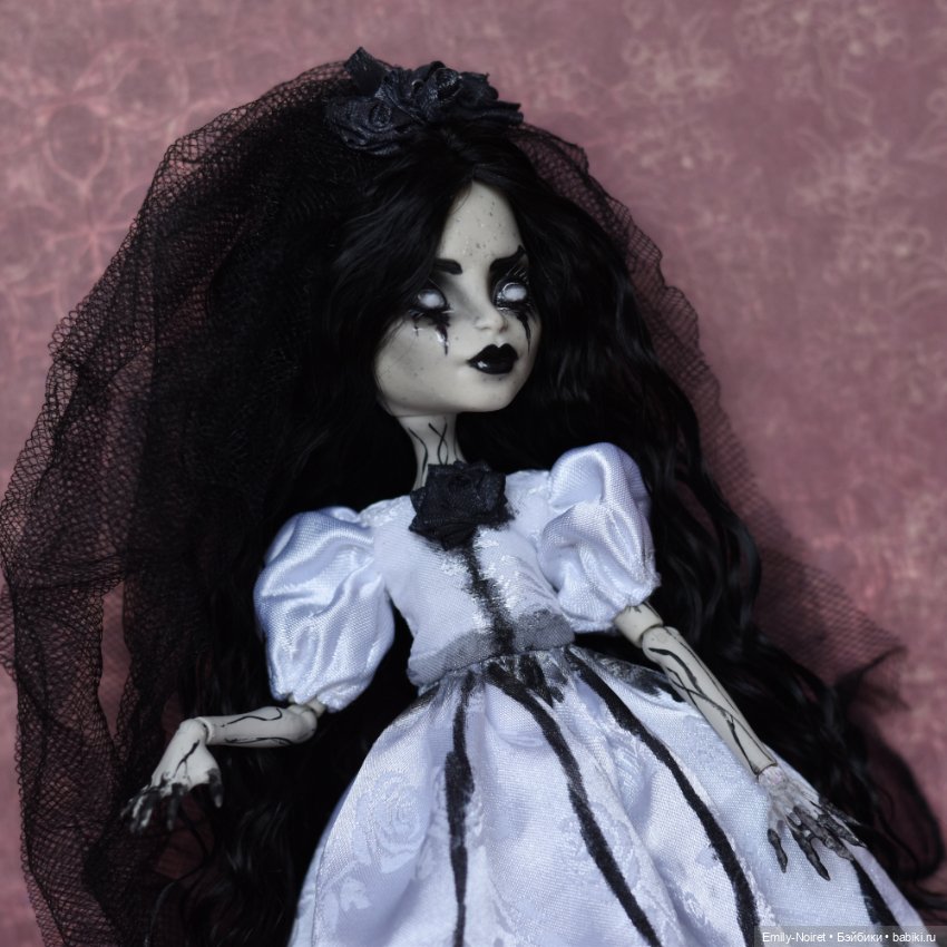 Плакальщица — ООАК Monster High и Ever After High: репейнт (фото 7)