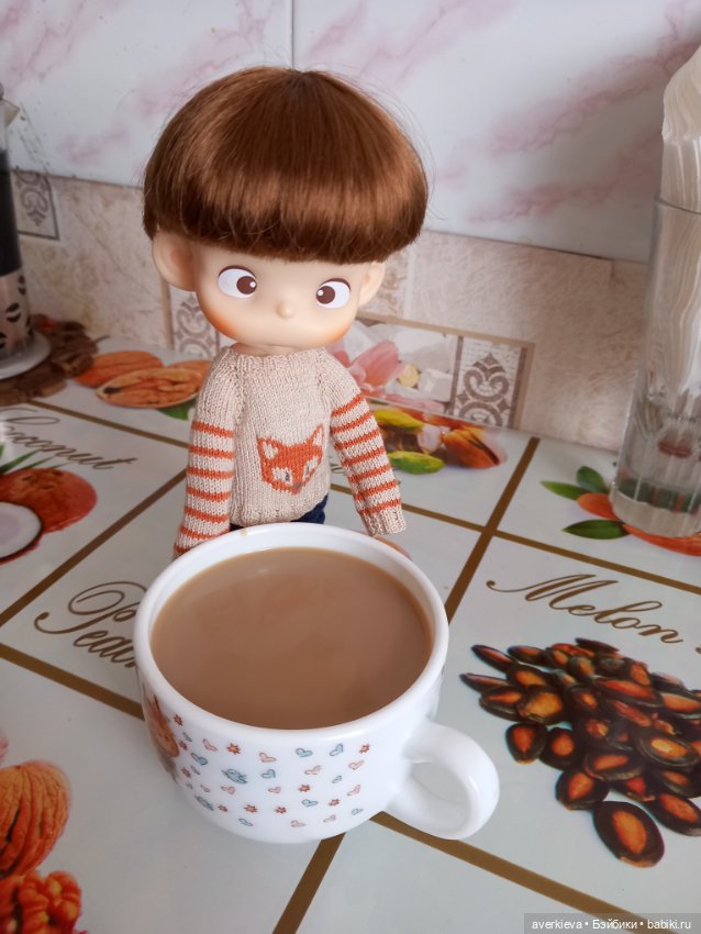 По кофейку — Куклы Pututu (Путуту): дизайнерский винил (фото 2)