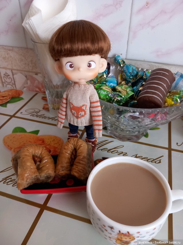 По кофейку — Куклы Pututu (Путуту): дизайнерский винил (фото 10)