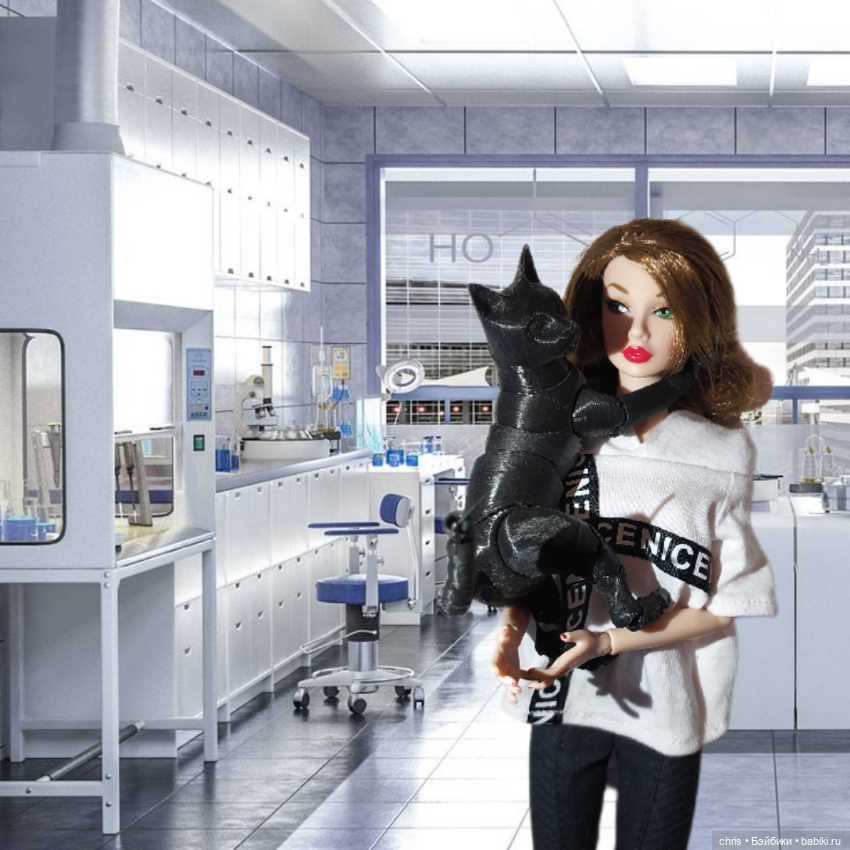 Кот ( Poppy Parker, Eugenia Integrity toys) (фото 2)