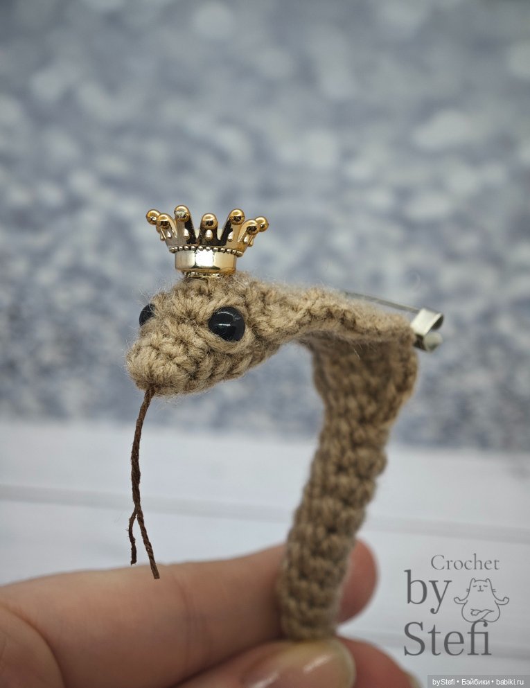 Кобра Лея — Вязаные игрушки и амигуруми: крючком (фото 8)