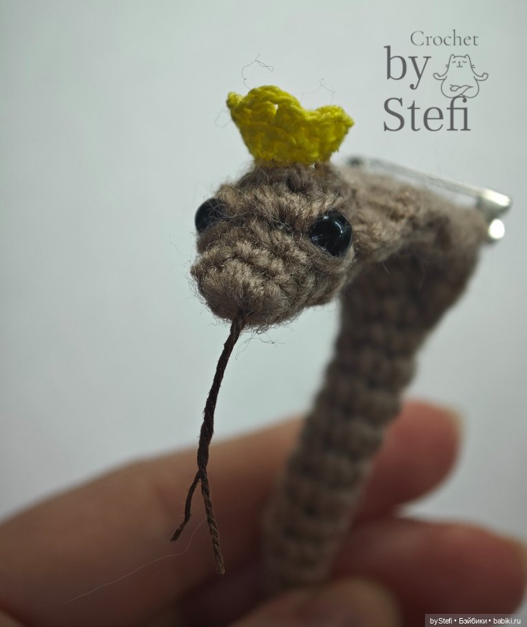 Кобра Лея — Вязаные игрушки и амигуруми: крючком (фото 5)