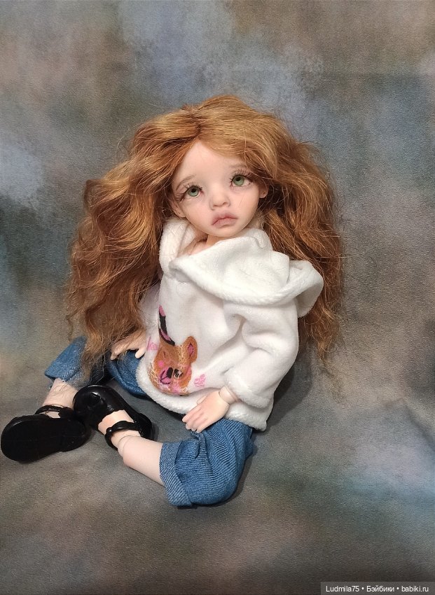 Две девочки — Лепка авторских кукол: полимерная глина (фото 5)