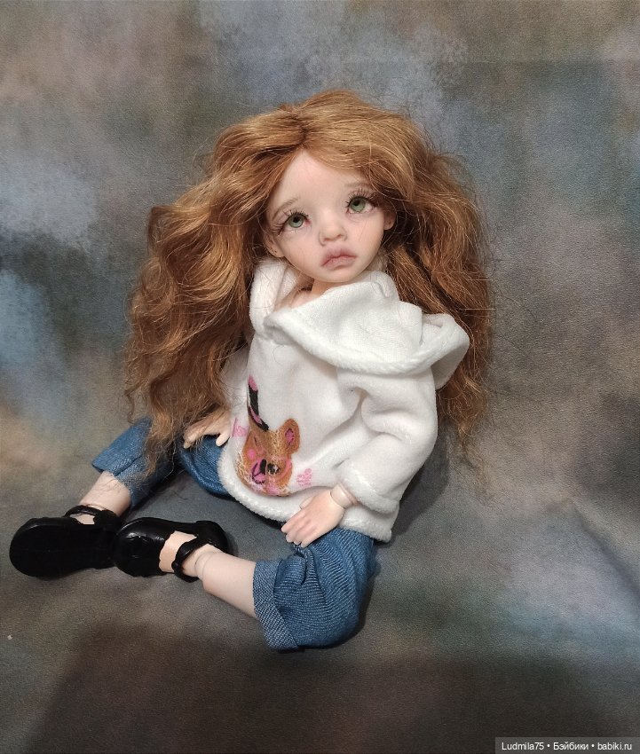 Две девочки — Лепка авторских кукол: полимерная глина (фото 4)