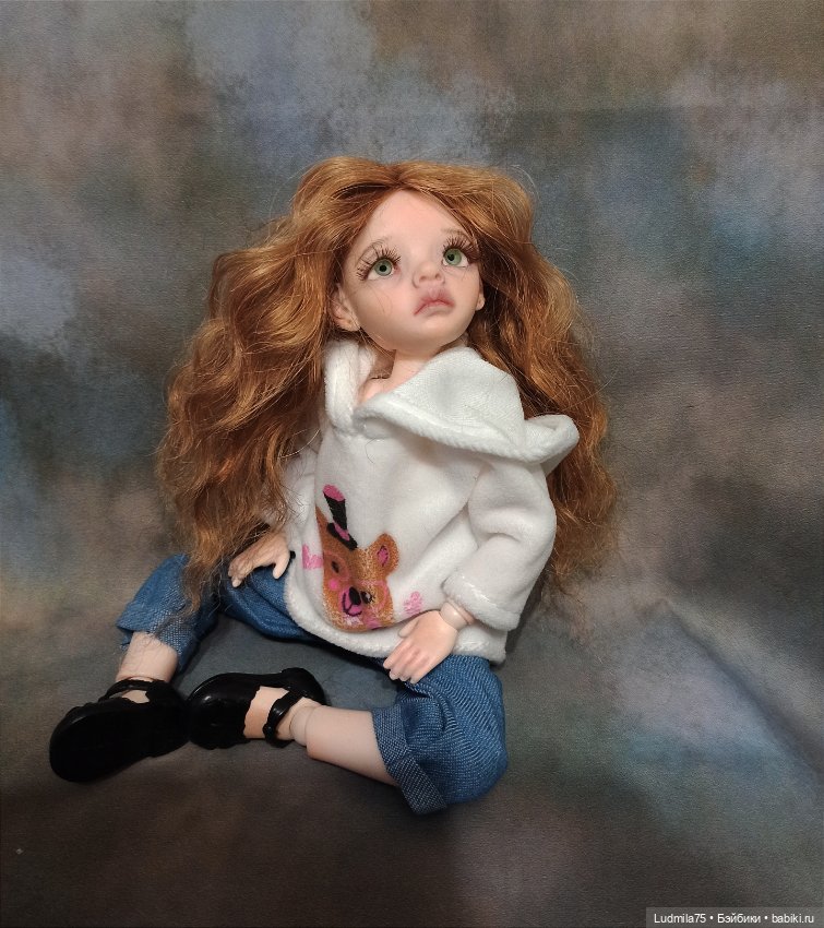 Две девочки — Лепка авторских кукол: полимерная глина (фото 3)