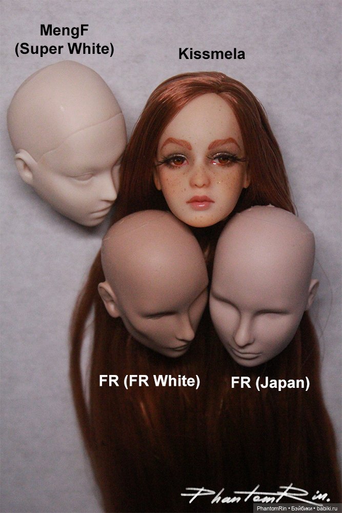 Совместимость тонов и тушек с головой Kissmela