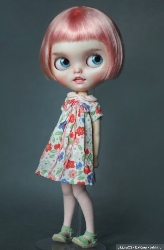 Розовый - нежности цвет — Куклы Blythe (Блайз) ООАК: кастом (фото 4)