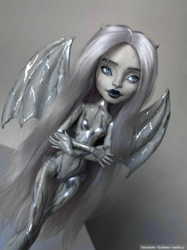 Горгулья моего авторства — ООАК Monster High и Ever After High: репейнт