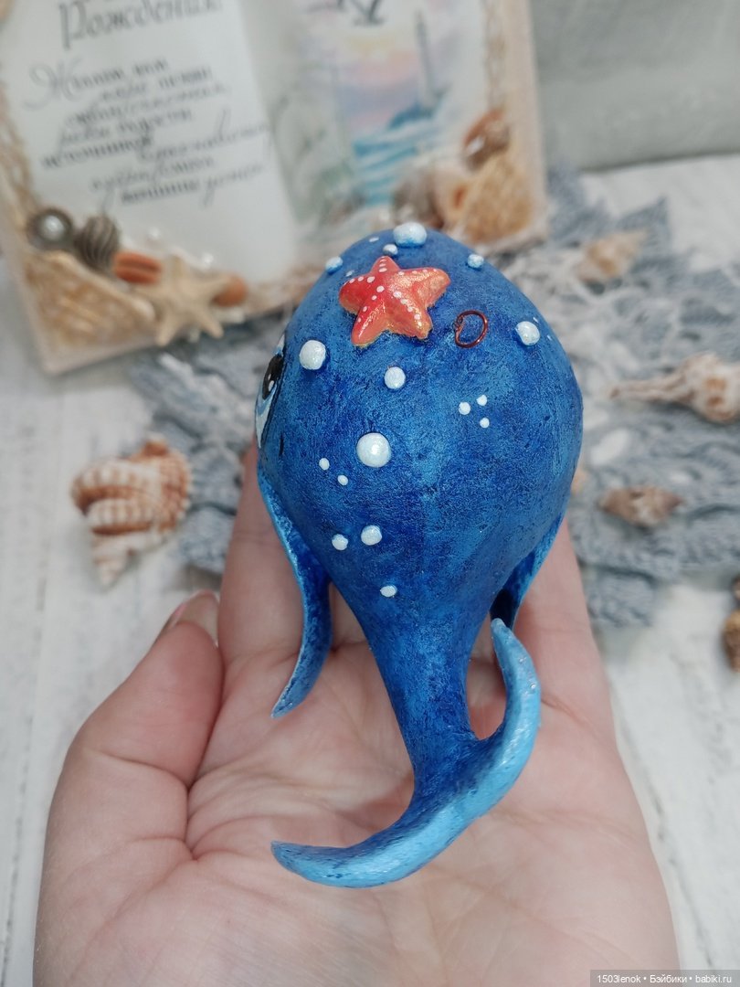 Чудо-юдо рыба Кит — Лепка авторских игрушек и папье (фото 10)