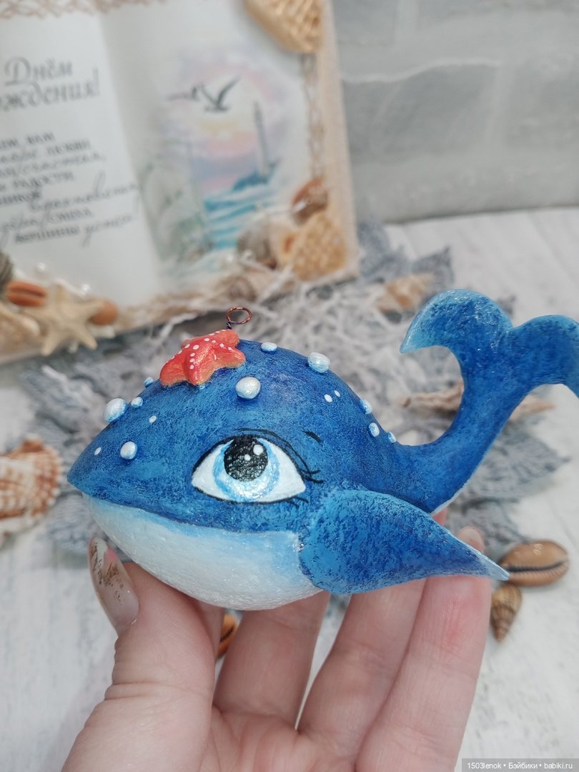 Чудо-юдо рыба Кит — Лепка авторских игрушек и папье (фото 5)