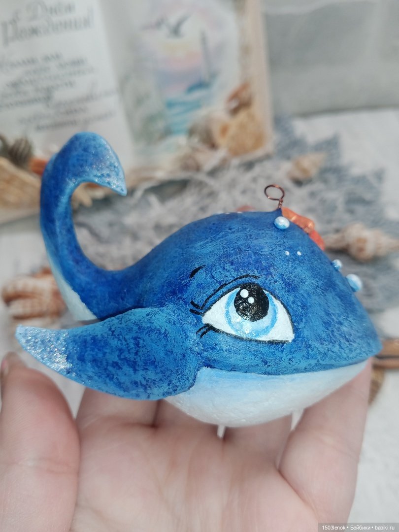 Чудо-юдо рыба Кит — Лепка авторских игрушек и папье (фото 9)