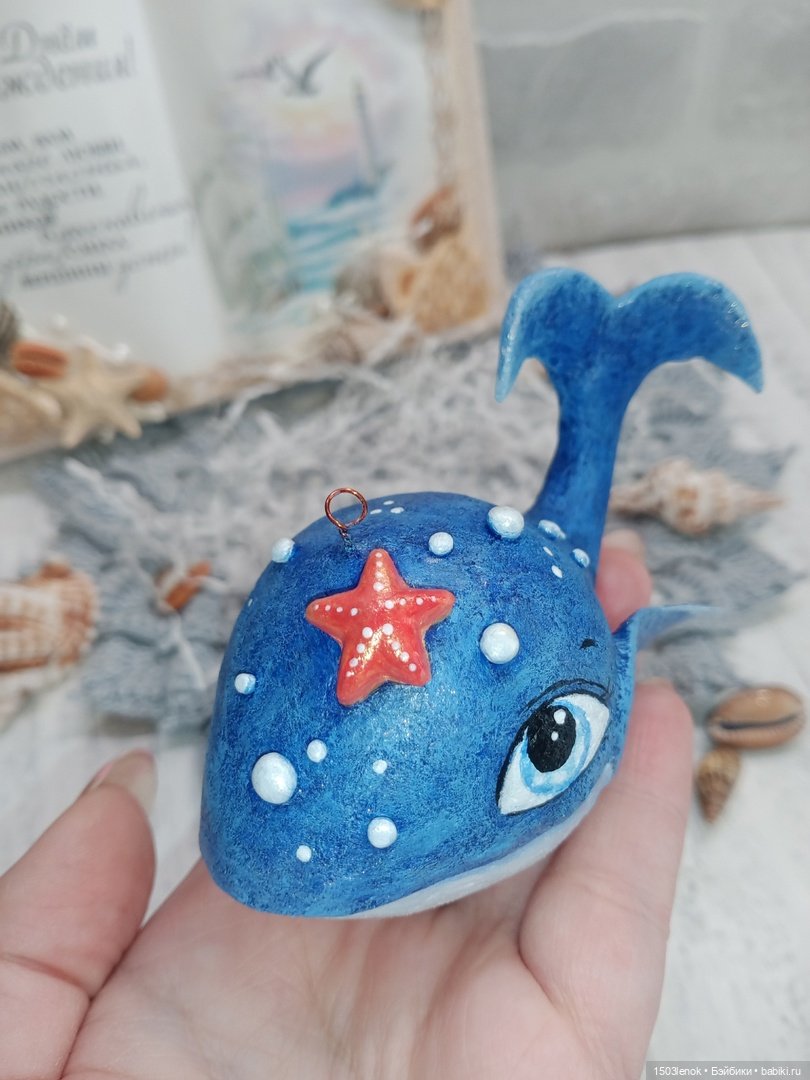 Чудо-юдо рыба Кит — Лепка авторских игрушек и папье (фото 7)