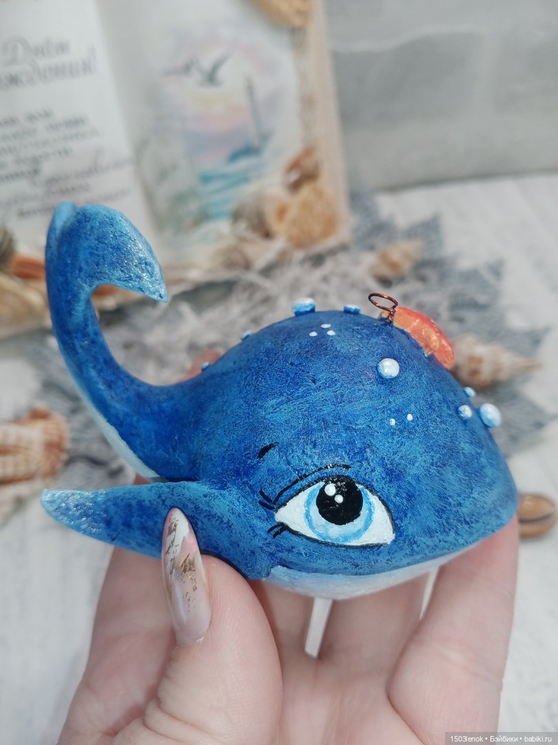 Чудо-юдо рыба Кит — Лепка авторских игрушек и папье (фото 8)
