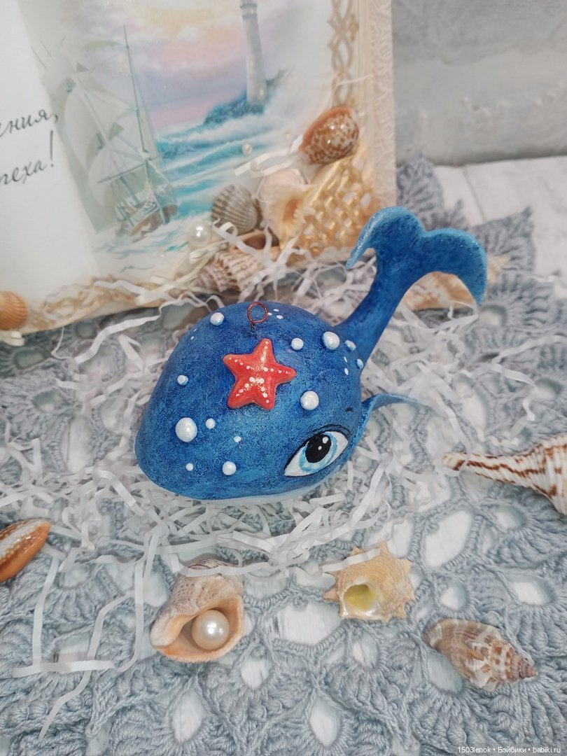 Чудо-юдо рыба Кит — Лепка авторских игрушек и папье (фото 3)