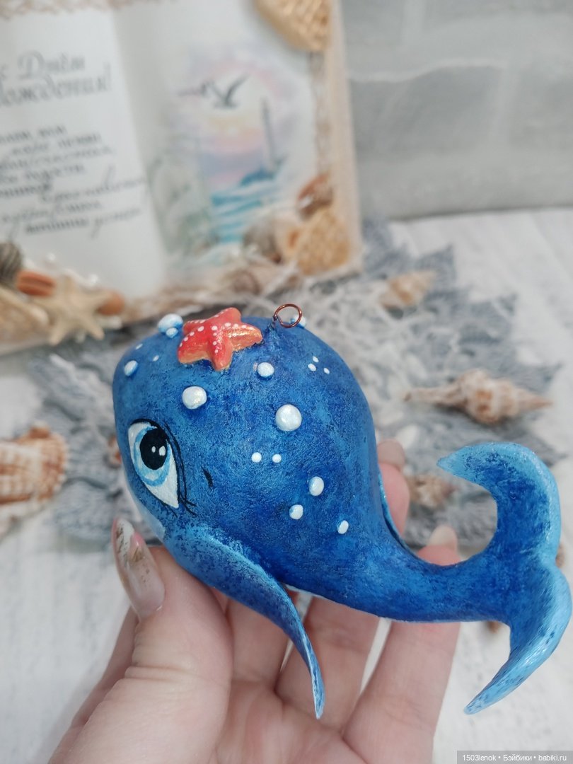 Чудо-юдо рыба Кит — Лепка авторских игрушек и папье (фото 6)