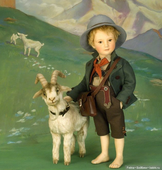 Девочка Хайди и в повести, и в куклах (фото 4)