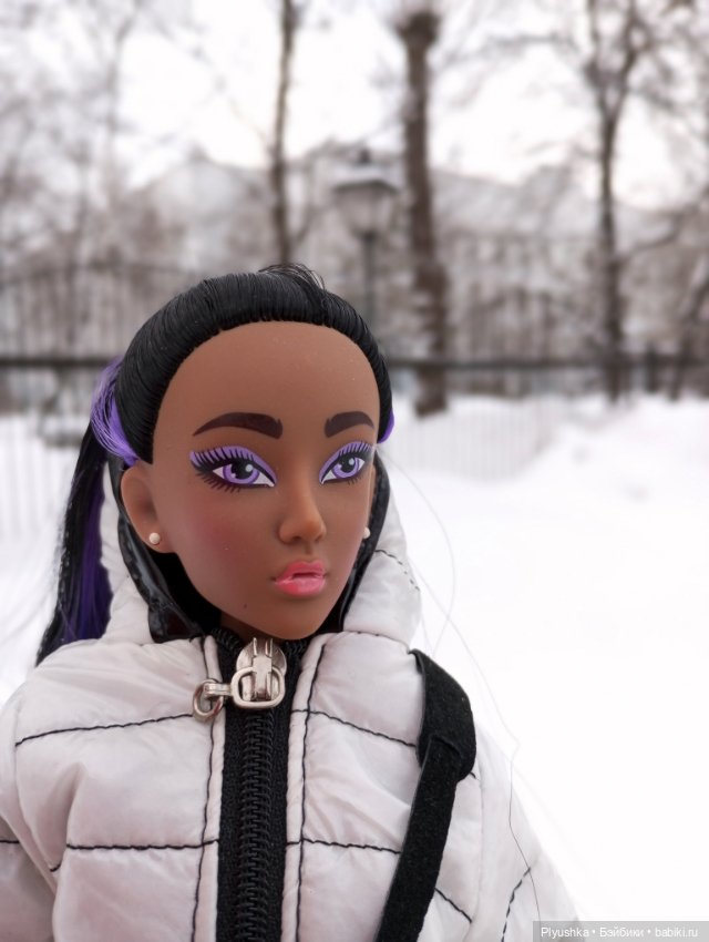 Зимняя прогулка Мириам & Рабочий и колхозница