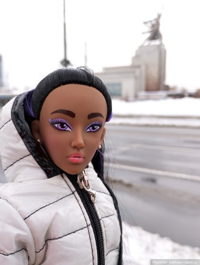 Зимняя прогулка Мириам & Рабочий и колхозница (фото 5)