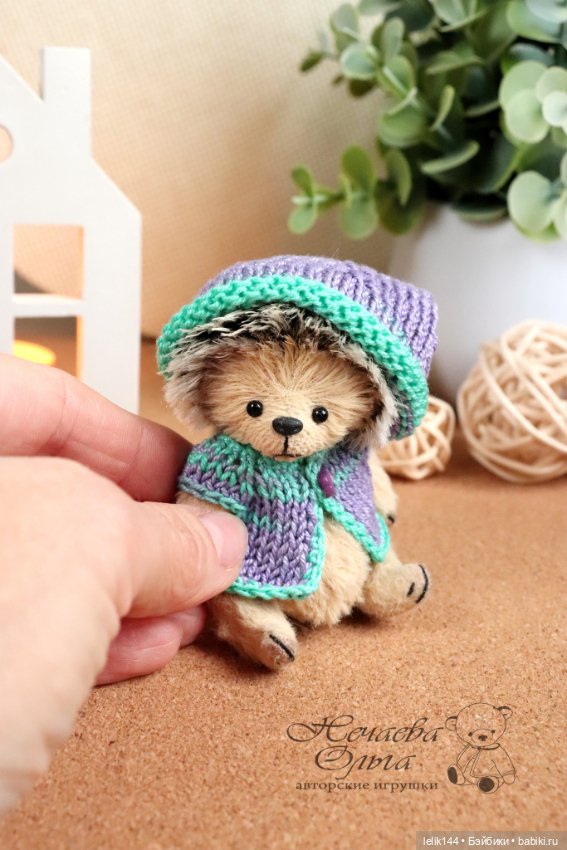 Мой маленький ёжик Иво — Авторские мишки Тедди и друзья: фото (фото 5)