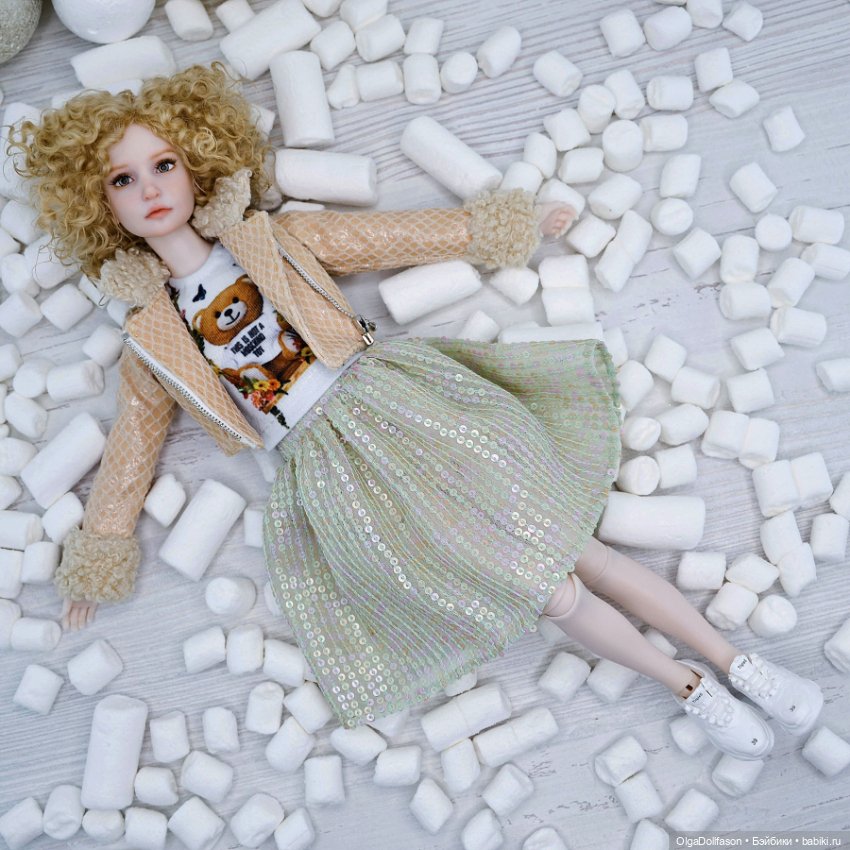 Альбомы с выкройками для кукол. Альбом №9 Куклы Tender Creation young