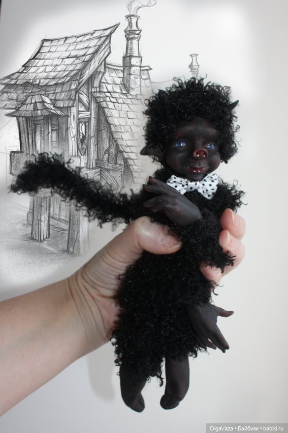 Отъехавший — Лепка авторских кукол: полимерная глина (фото 9)