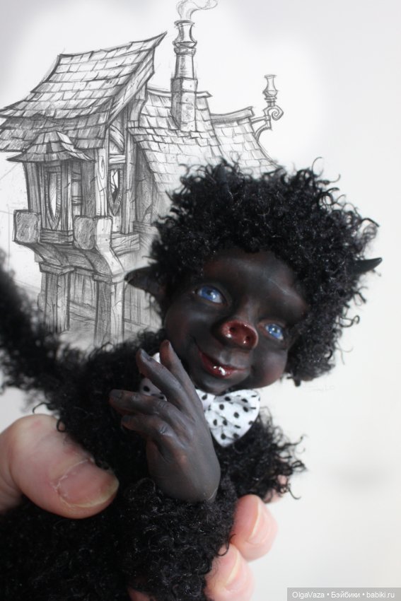 Отъехавший — Лепка авторских кукол: полимерная глина (фото 8)