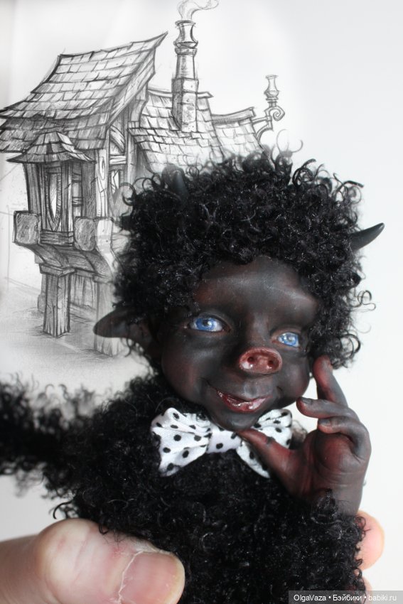 Отъехавший — Лепка авторских кукол: полимерная глина (фото 7)