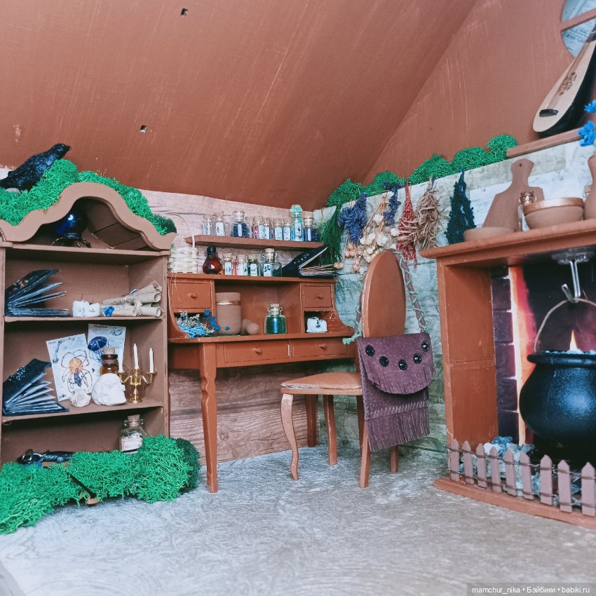 Обитель ведьмы 🌿 — Кукольная миниатюра своими руками: еда