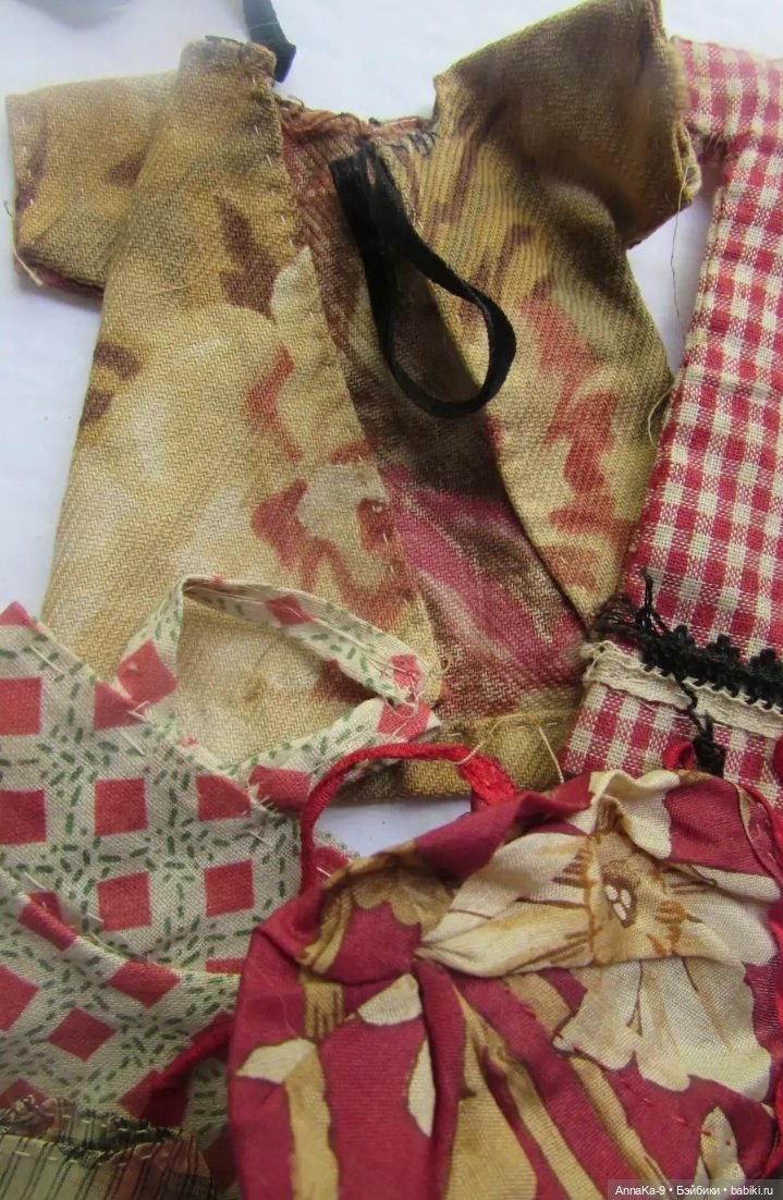 Любовь к простым платьям — Антикварные куклы Mignonette (Миньонетта): карманные (фото 8)