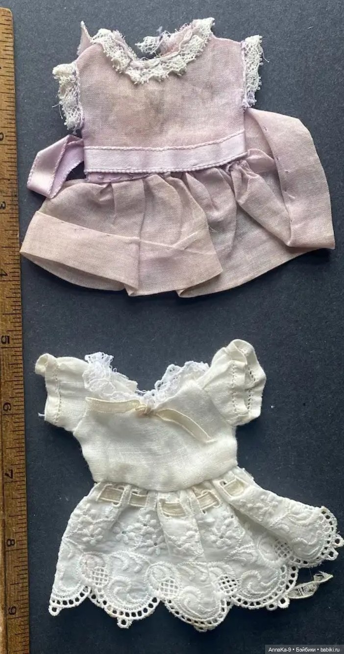 Любовь к простым платьям — Антикварные куклы Mignonette (Миньонетта): карманные