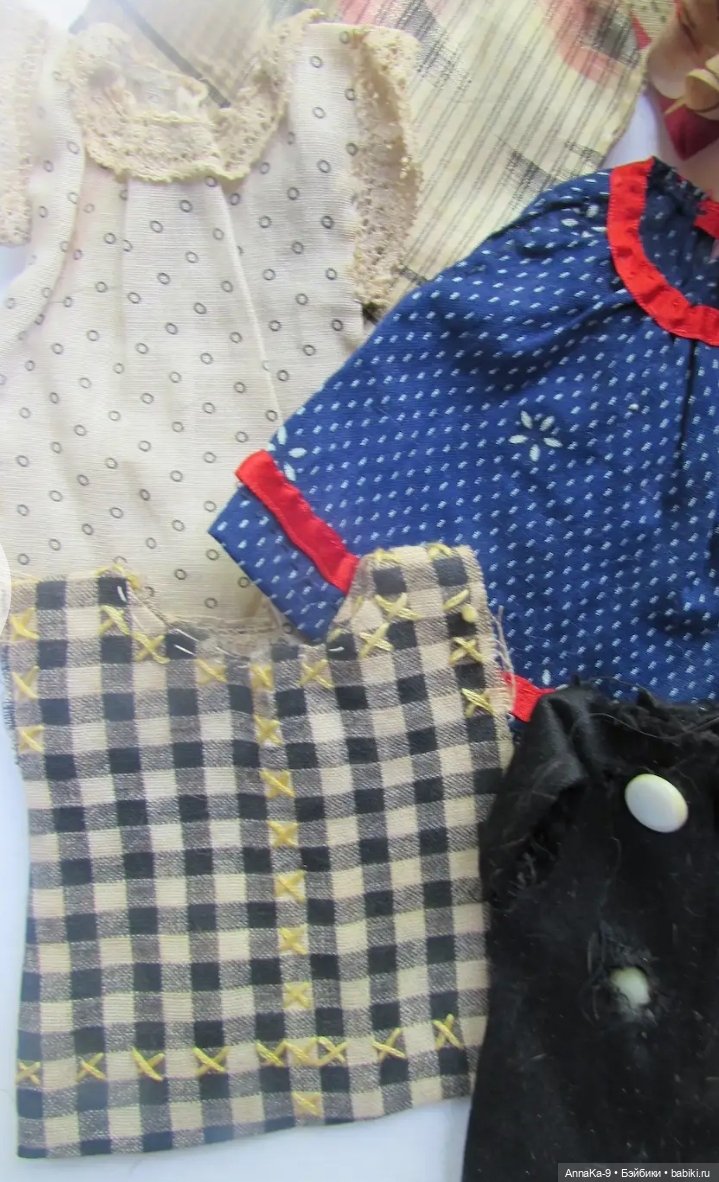 Любовь к простым платьям — Антикварные куклы Mignonette (Миньонетта): карманные (фото 7)