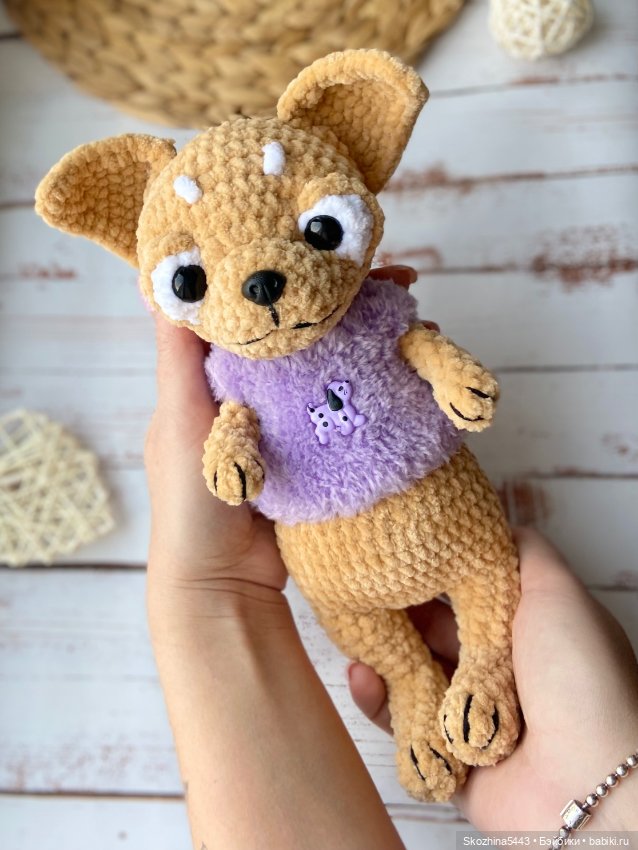 Малыш чихуашик😍 — Вязаные игрушки и амигуруми: крючком (фото 4)