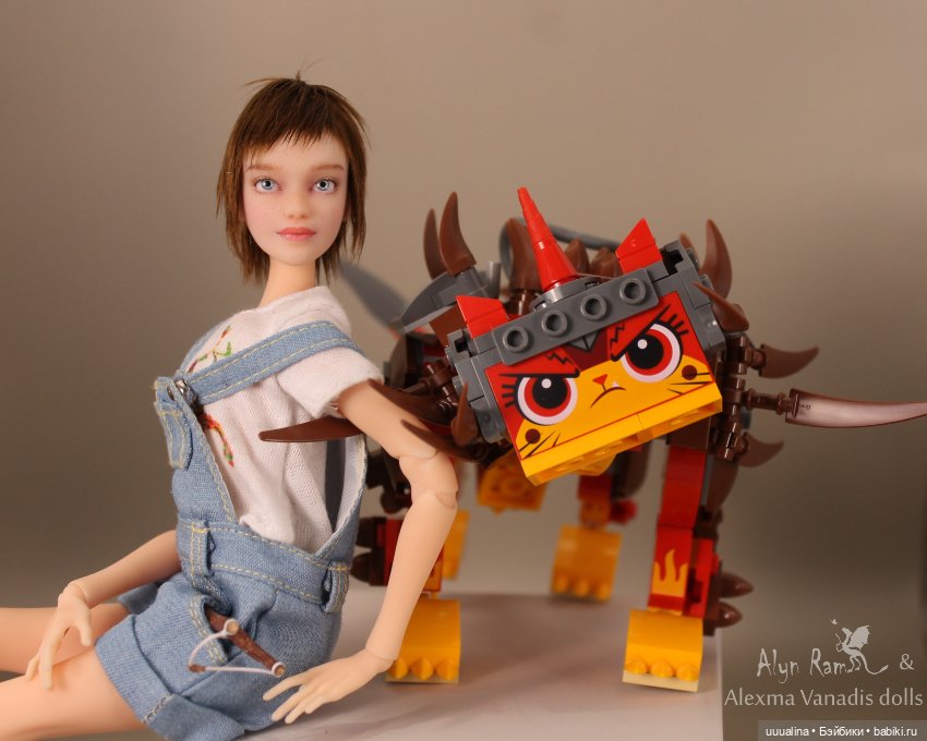 Ч.1 ООАК моего авторства БЖД от Alexma Vanadis dolls (Короткий паричок) (фото 3)