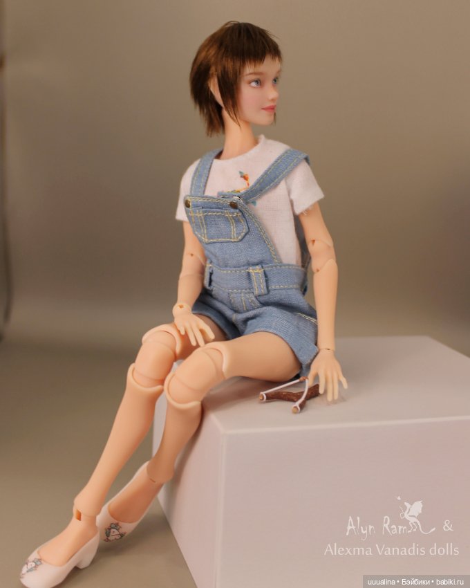 Ч.1 ООАК моего авторства БЖД от Alexma Vanadis dolls (Короткий паричок)