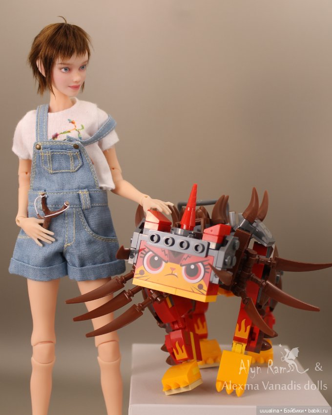 Ч.1 ООАК моего авторства БЖД от Alexma Vanadis dolls (Короткий паричок) (фото 2)