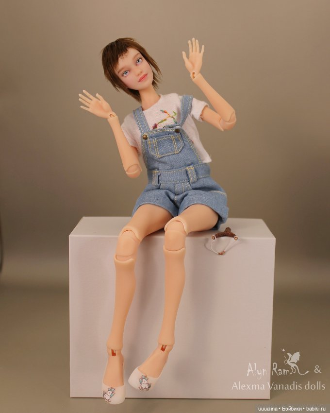 Ч.1 ООАК моего авторства БЖД от Alexma Vanadis dolls (Короткий паричок)