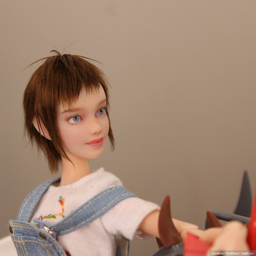 Ч.1 ООАК моего авторства БЖД от Alexma Vanadis dolls (Короткий паричок) (фото 7)