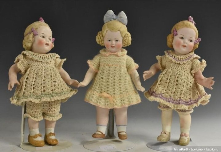 Вязаные наряды для миньонет