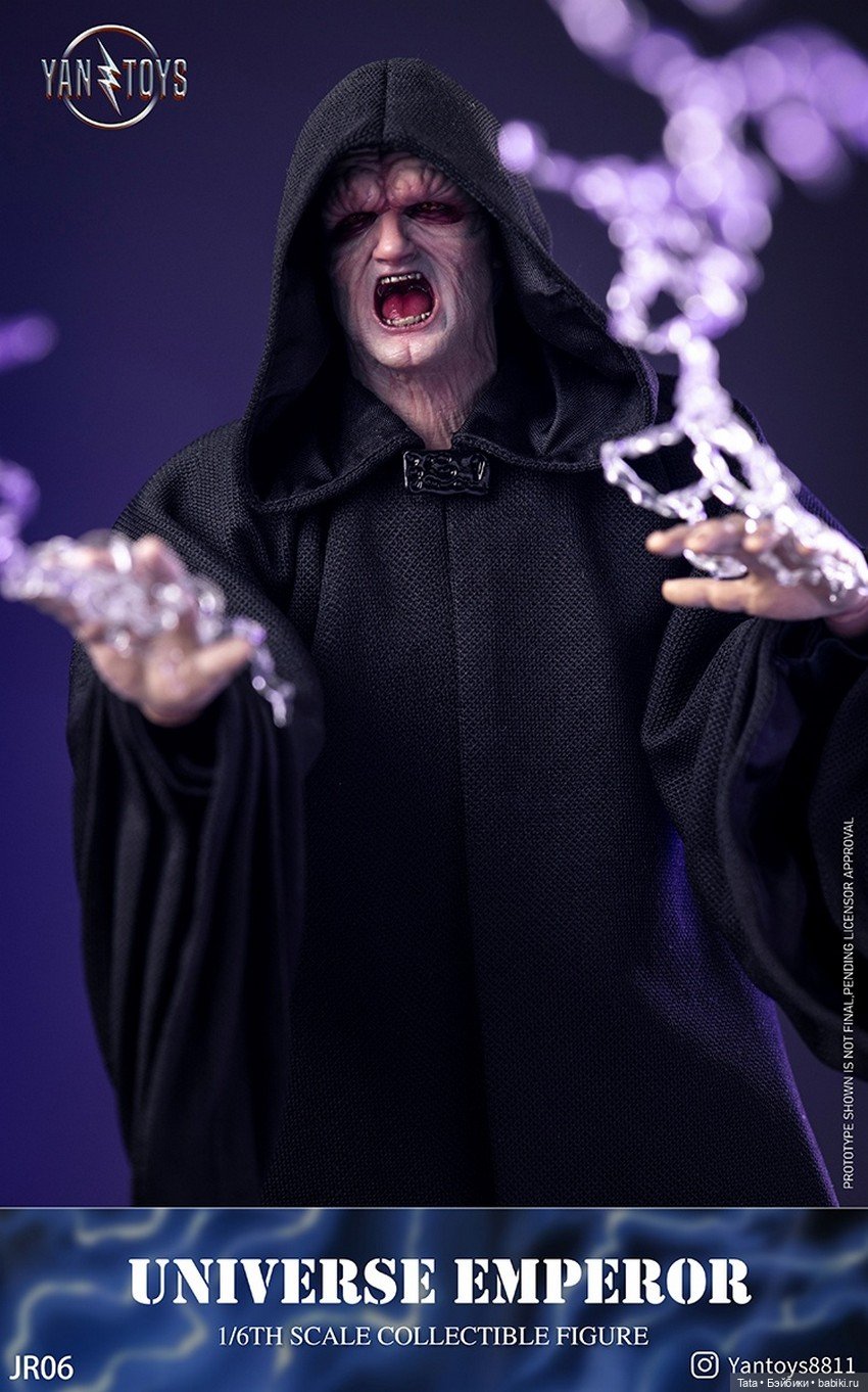 Yan Toys - фигурк Палпатин в масштабе 1/6 (фото 7)