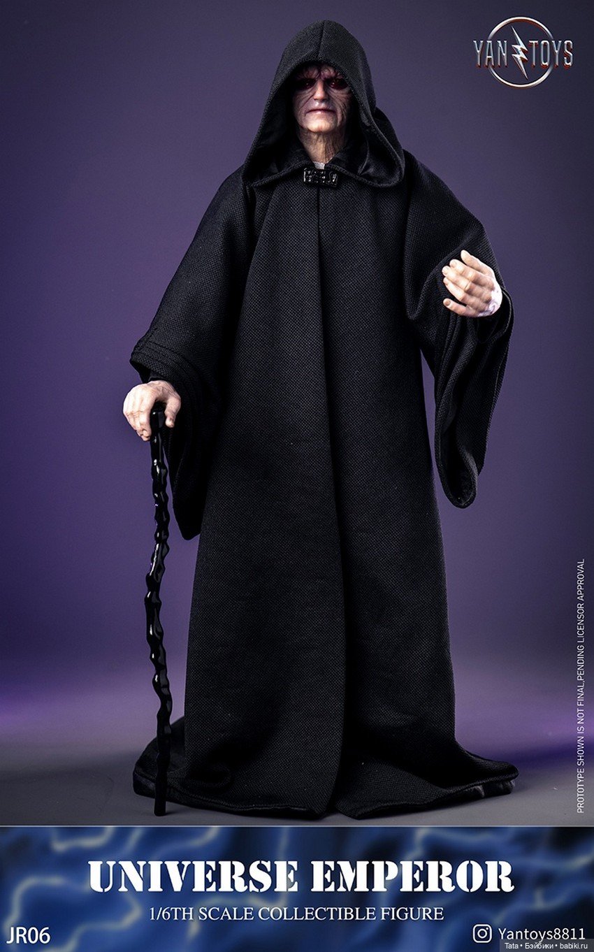 Yan Toys - фигурк Палпатин в масштабе 1/6 (фото 3)