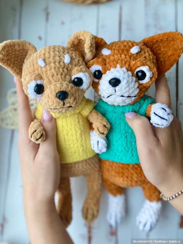 Новый малыш чихуа — Вязаные игрушки и амигуруми: крючком (фото 8)
