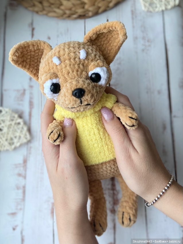 Новый малыш чихуа — Вязаные игрушки и амигуруми: крючком (фото 7)