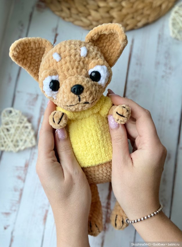 Новый малыш чихуа — Вязаные игрушки и амигуруми: крючком (фото 6)