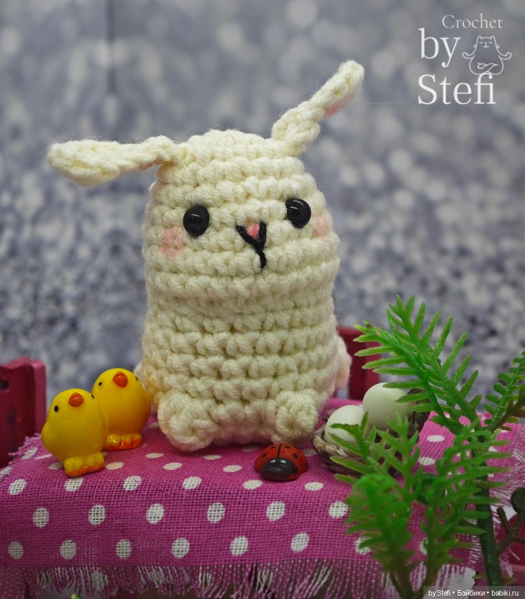Пасхальный кролик — Вязаные игрушки и амигуруми: крючком (фото 7)