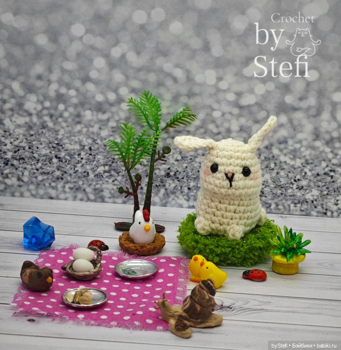 Пасхальный кролик — Вязаные игрушки и амигуруми: крючком (фото 9)