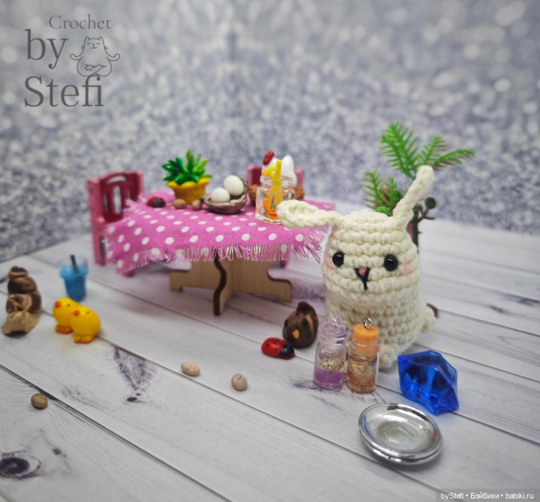 Пасхальный кролик — Вязаные игрушки и амигуруми: крючком (фото 6)