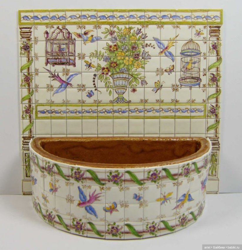 Настоящая керамическая плитка в масштабе 1:12. Мастер Tiny Ceramics (фото 2)