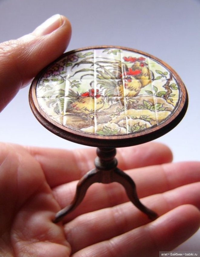 Настоящая керамическая плитка в масштабе 1:12. Мастер Tiny Ceramics